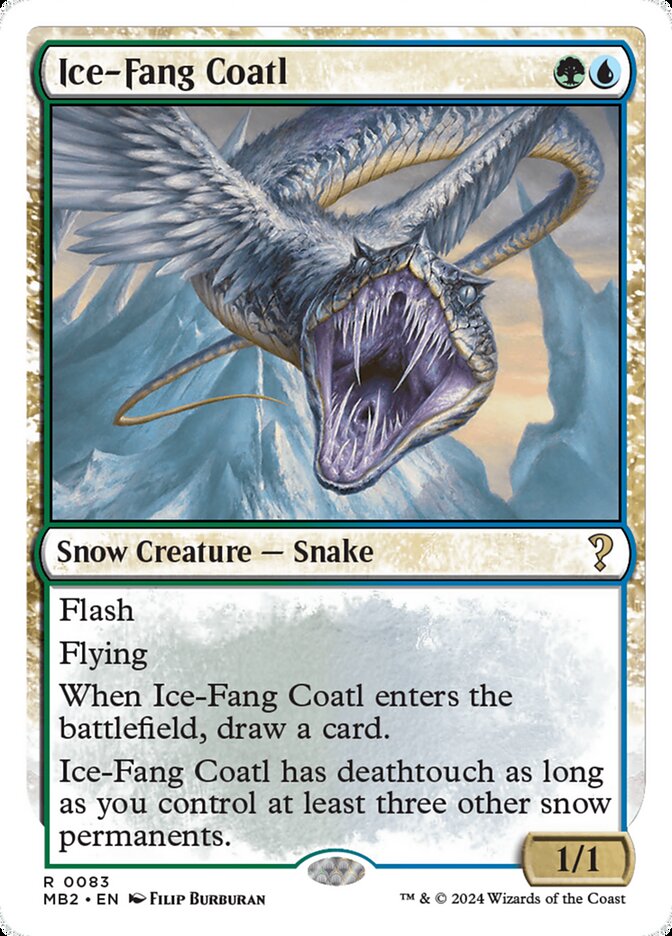 Coatl Presa-de-gelo / Ice-Fang Coatl - Magic: The Gathering - MoxLand