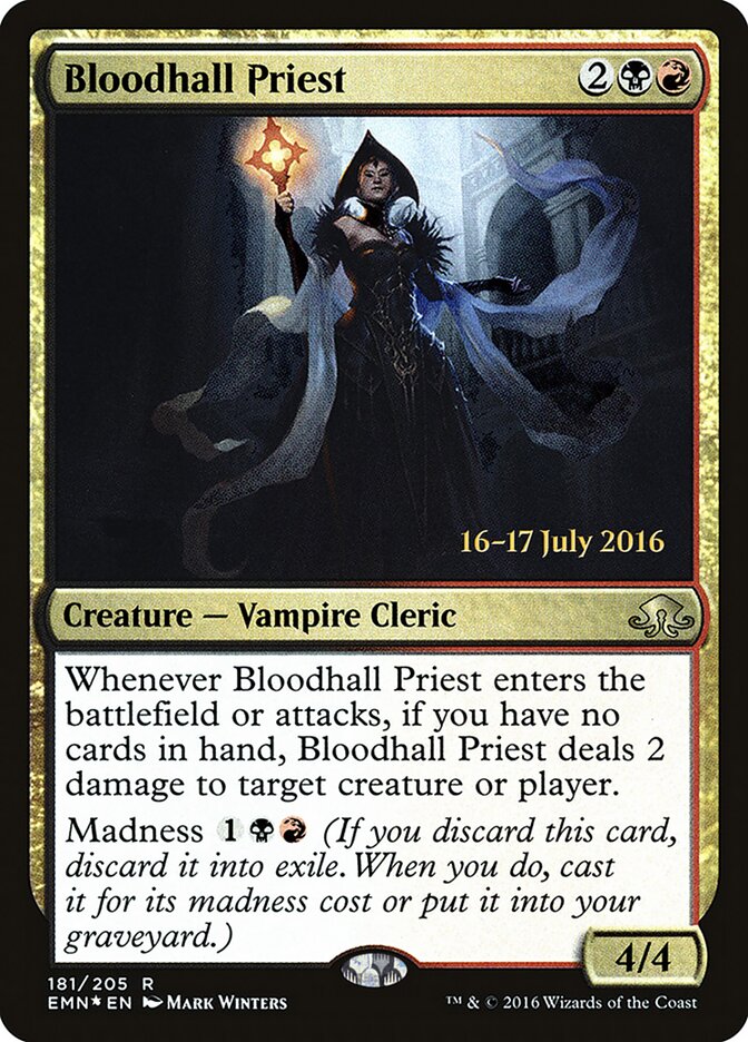Sacerdotisa do Salão do Sangue / Bloodhall Priest - Magic: The Gathering - MoxLand