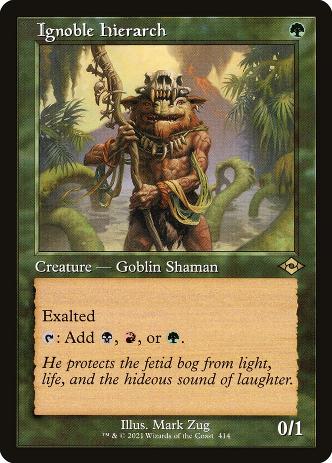 Hierarca Ignóbil / Ignoble Hierarch - Magic: The Gathering - MoxLand