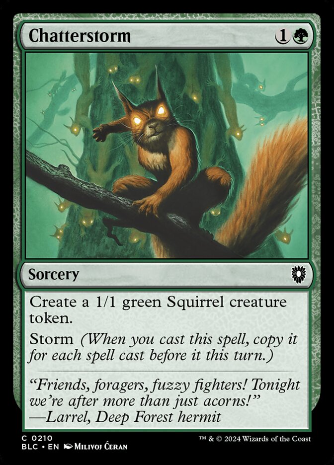 Tempestade Serelepe / Chatterstorm - Magic: The Gathering - MoxLand