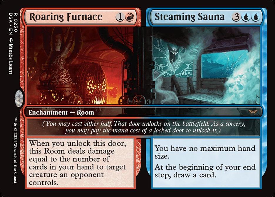 Fornalha Estrondosa / Sauna a Vapor / Roaring Furnace / Steaming Sauna - Magic: The Gathering - MoxLand