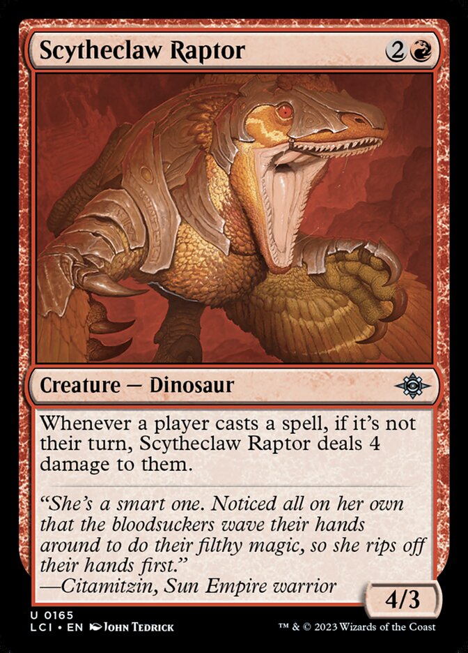 Raptor Garra-de-foice / Scytheclaw Raptor - Magic: The Gathering - MoxLand