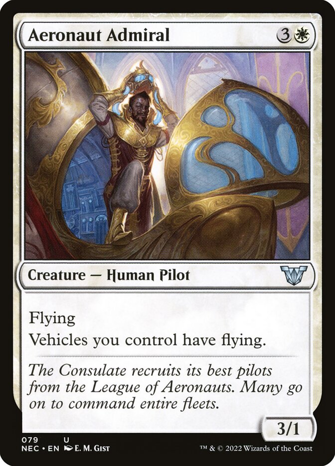 Almirante Aeronauta / Aeronaut Admiral - Magic: The Gathering - MoxLand