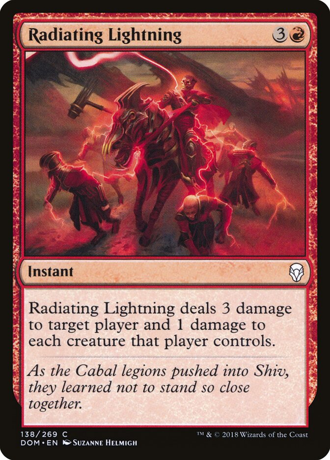 Relâmpago Irradiante / Radiating Lightning - Magic: The Gathering - MoxLand