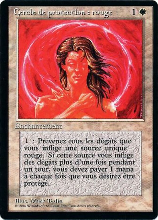 Círculo de Proteção: Vermelho / Circle of Protection: Red - Magic: The Gathering - MoxLand
