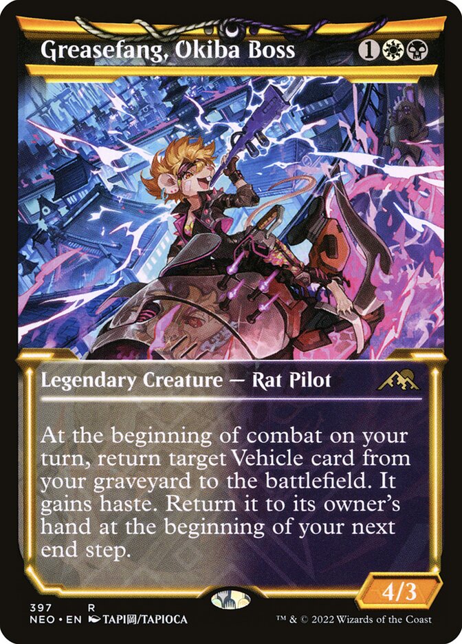 Presa-de-graxa, Chefe Okiba / Greasefang, Okiba Boss - Magic: The Gathering - MoxLand