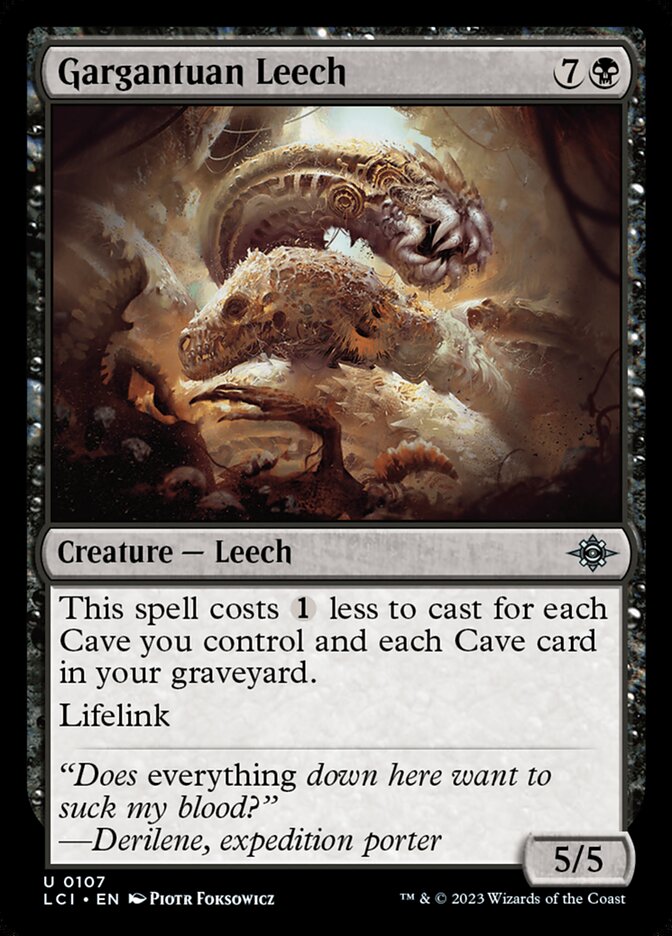 Sanguessuga Descomunal / Gargantuan Leech - Magic: The Gathering - MoxLand