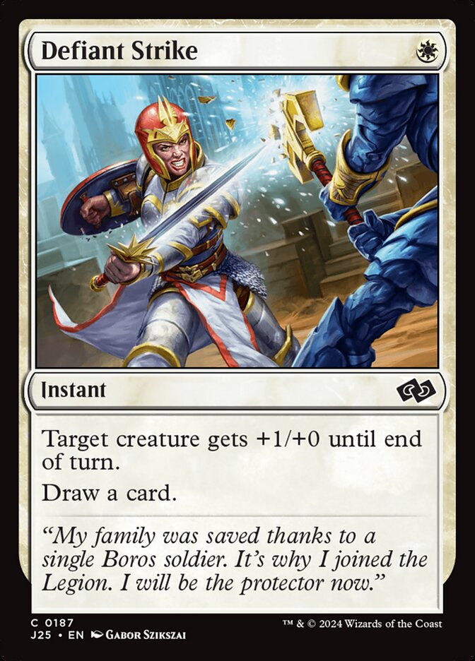 Golpe Desafiador / Defiant Strike - Magic: The Gathering - MoxLand