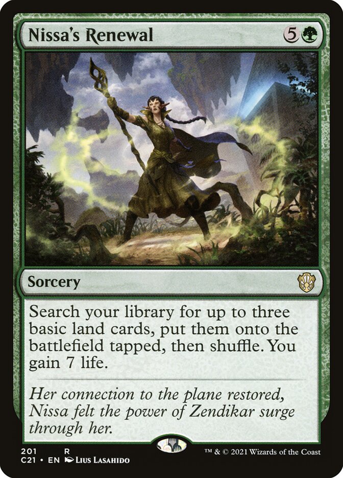 Renovação de Nissa / Nissa's Renewal - Magic: The Gathering - MoxLand