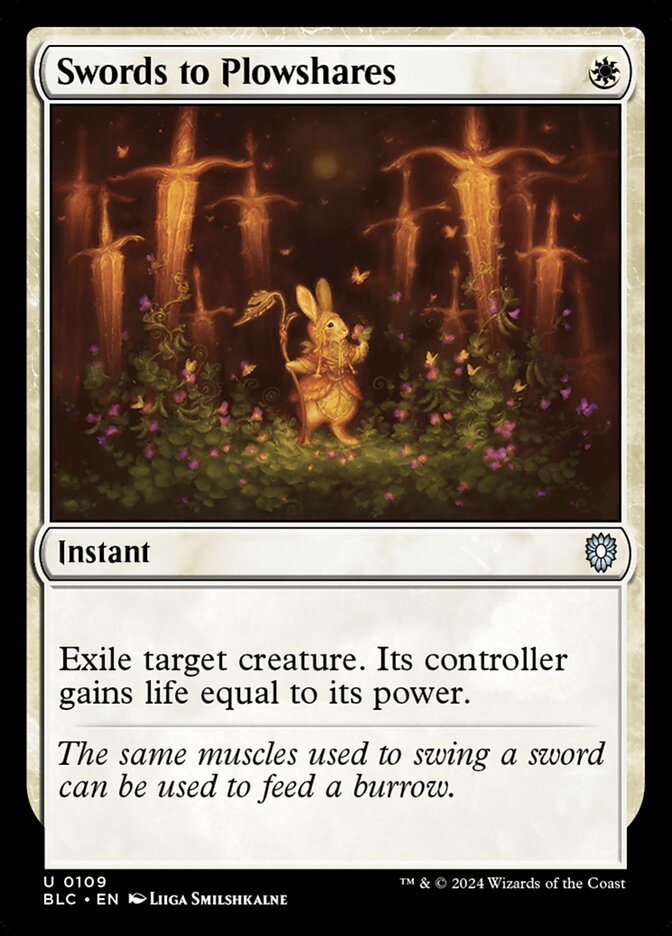 Espadas em Arados / Swords to Plowshares - Magic: The Gathering - MoxLand