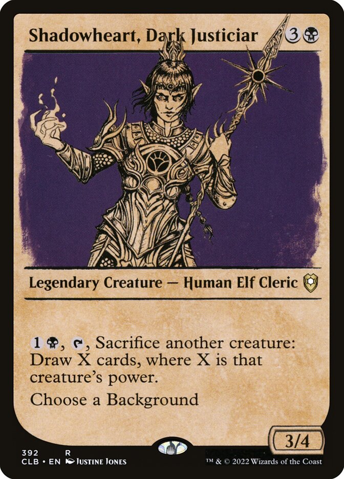 Sombralma, Justiciar Sombria / Shadowheart, Dark Justiciar - Magic: The Gathering - MoxLand