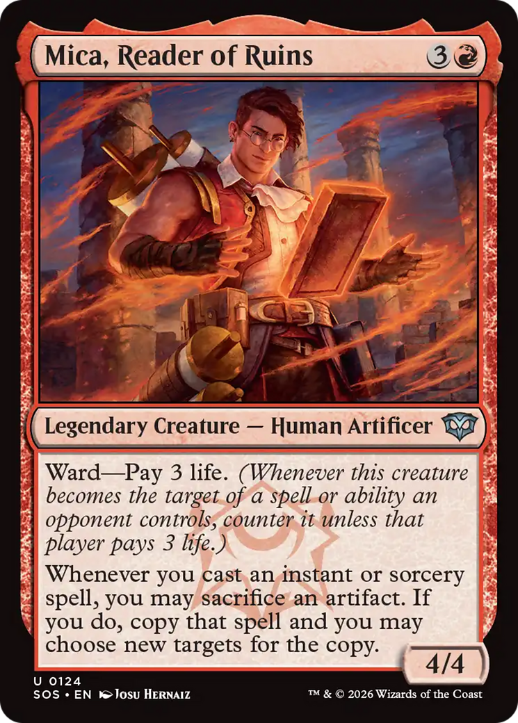 Mica, Reader of Ruins - Magic: The Gathering - MoxLand