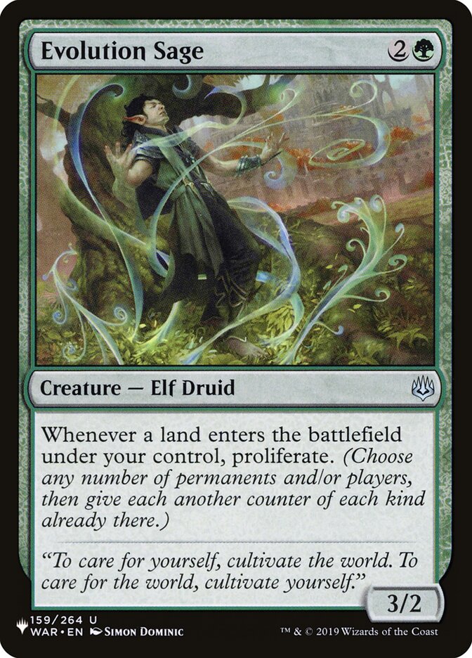 Sábio da Evolução / Evolution Sage - Magic: The Gathering - MoxLand