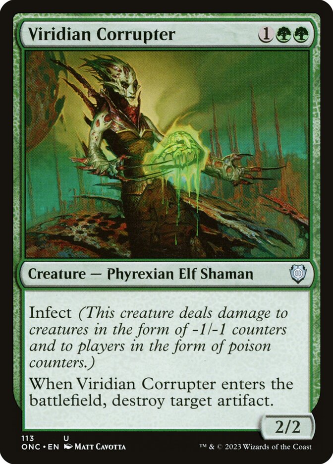 Corruptor Viridiano / Viridian Corrupter - Magic: The Gathering - MoxLand