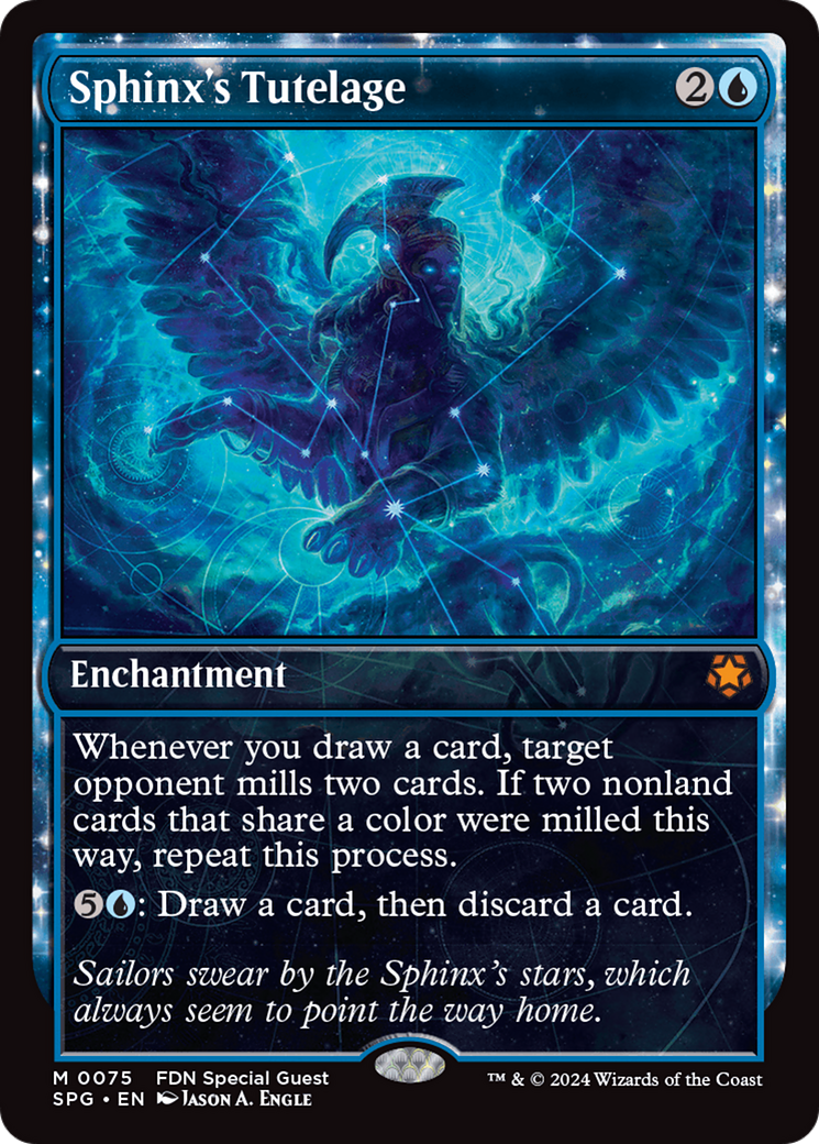 Tutela da Esfinge / Sphinx's Tutelage - Magic: The Gathering - MoxLand