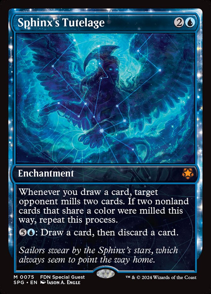 Tutela da Esfinge / Sphinx's Tutelage - Magic: The Gathering - MoxLand