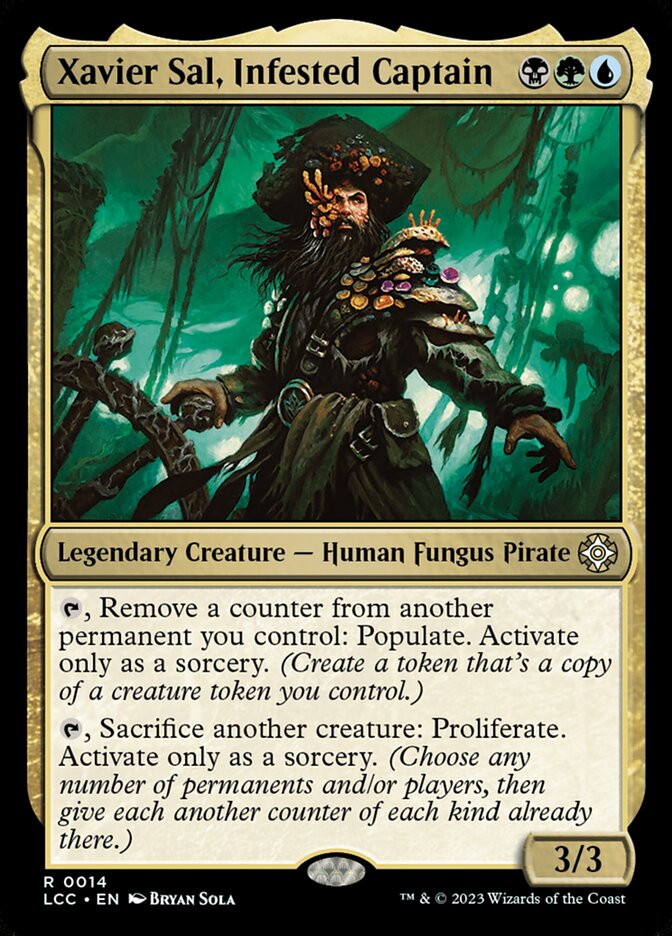 Xavier Sal, Capitão Infestado / Xavier Sal, Infested Captain - Magic: The Gathering - MoxLand