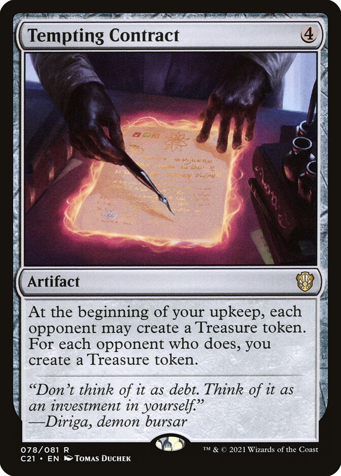 Contrato Tentador / Tempting Contract - Magic: The Gathering - MoxLand