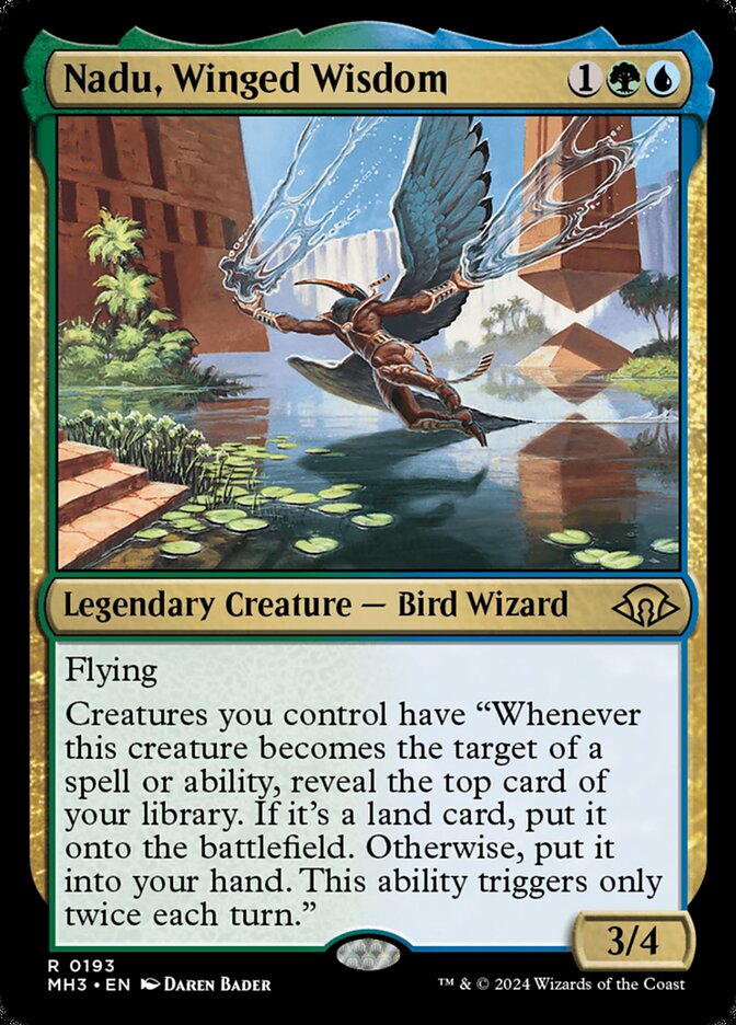 Nadu, Sabedoria Alada / Nadu, Winged Wisdom - Magic: The Gathering - MoxLand