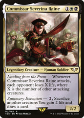 Comissária Severina Raine / Commissar Severina Raine - Magic: The Gathering - MoxLand