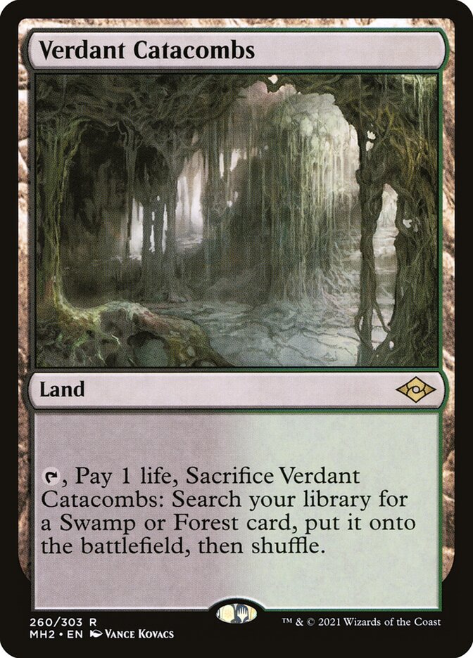 Catacumbas Verdejantes / Verdant Catacombs - Magic: The Gathering - MoxLand