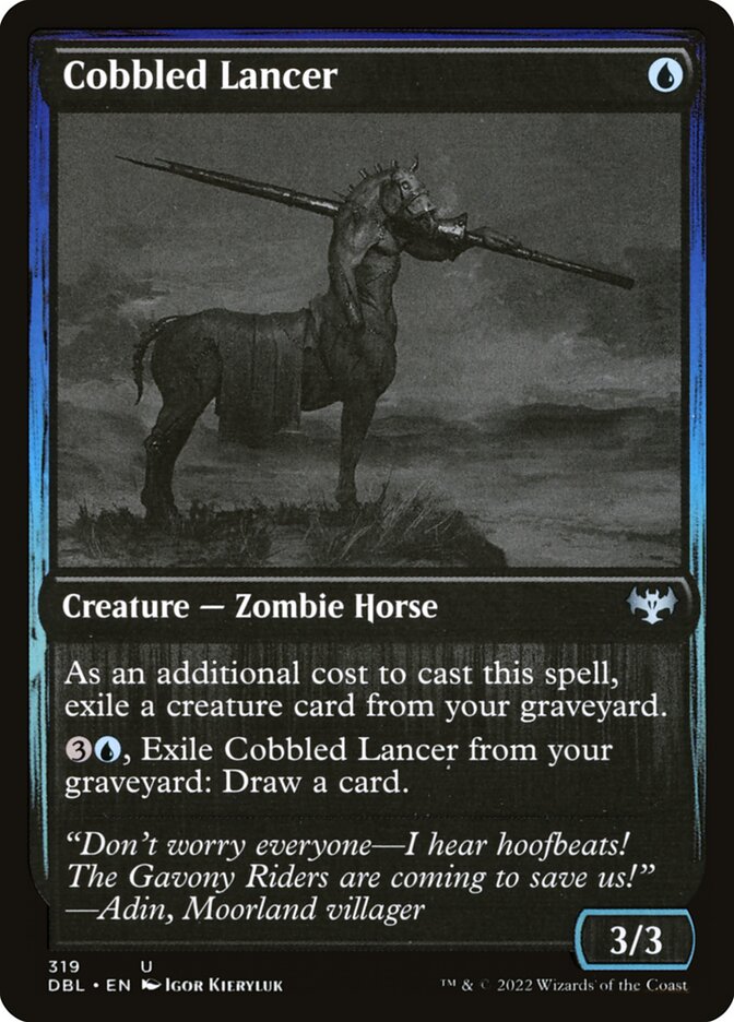 Lanceiro Remendado / Cobbled Lancer - Magic: The Gathering - MoxLand