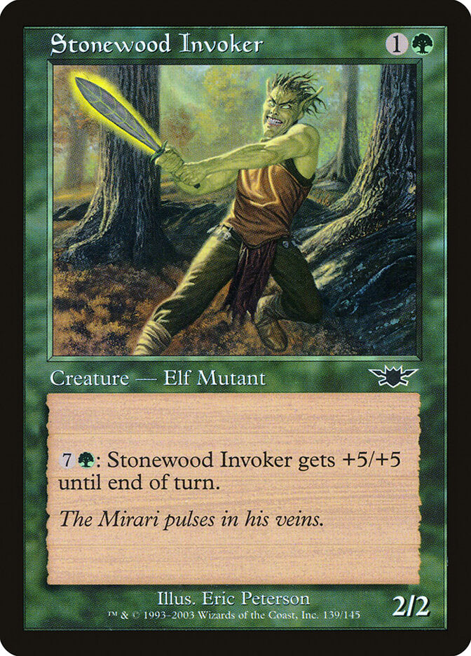 Invocador da Selva de Pedras / Stonewood Invoker - Magic: The Gathering - MoxLand