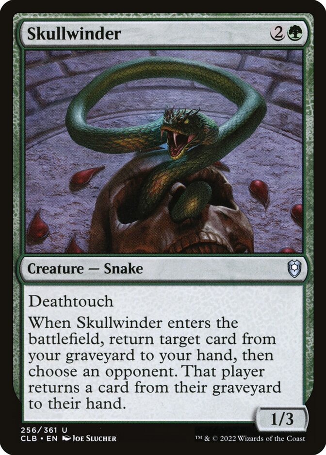Serpente da Caveira / Skullwinder - Magic: The Gathering - MoxLand