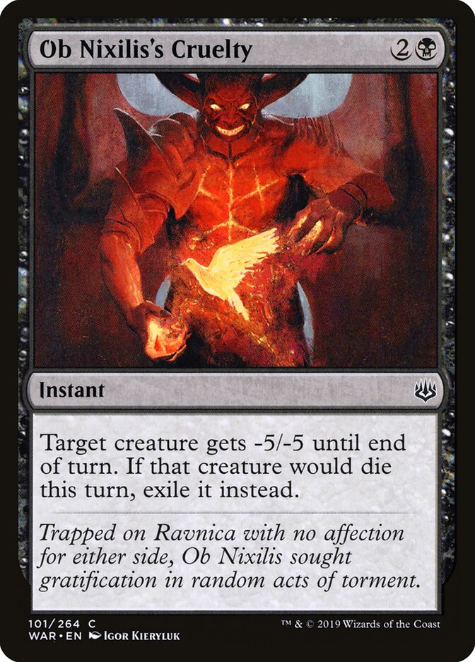 Crueldade de Ob Nixilis / Ob Nixilis's Cruelty - Magic: The Gathering - MoxLand