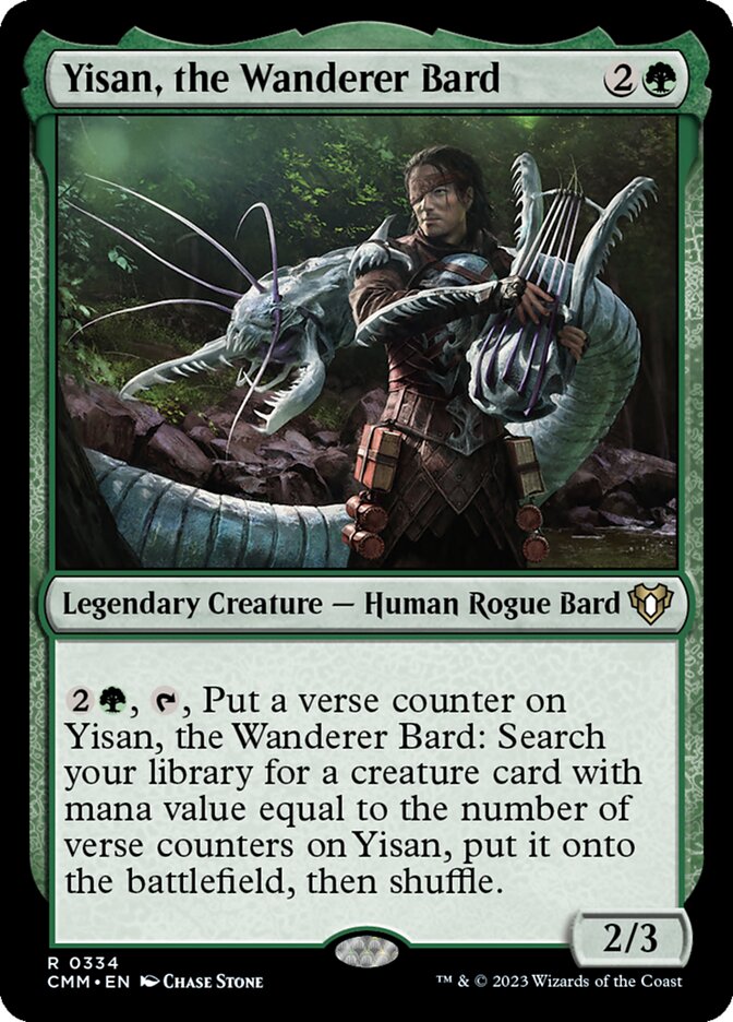 Yisan, o Bardo Andarilho / Yisan, the Wanderer Bard - Magic: The Gathering - MoxLand