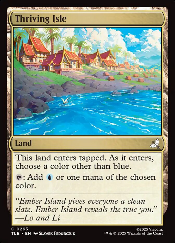 Ilha Vicejante / Thriving Isle - Magic: The Gathering - MoxLand