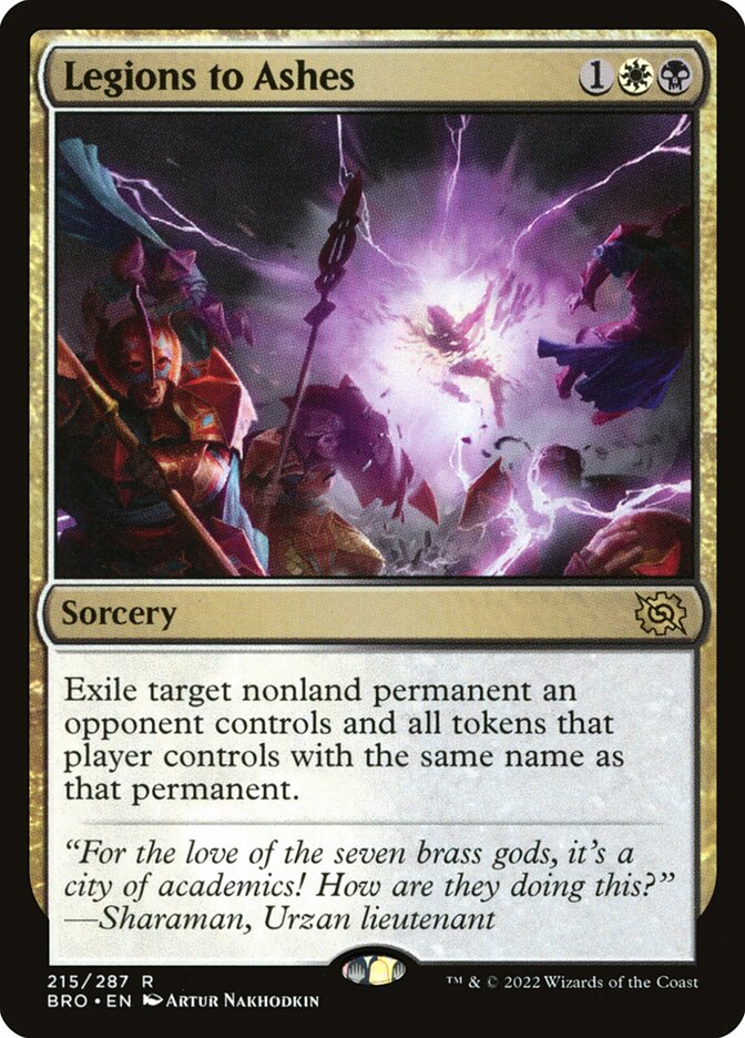 De Legiões a Cinzas / Legions to Ashes - Magic: The Gathering - MoxLand
