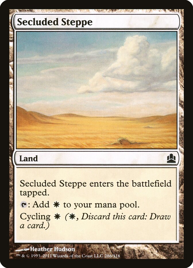 Estepe Remota / Secluded Steppe - Magic: The Gathering - MoxLand