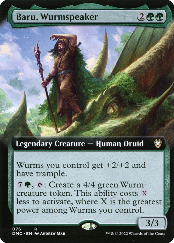 Baru, Encantador de Vormes / Baru, Wurmspeaker - Magic: The Gathering - MoxLand