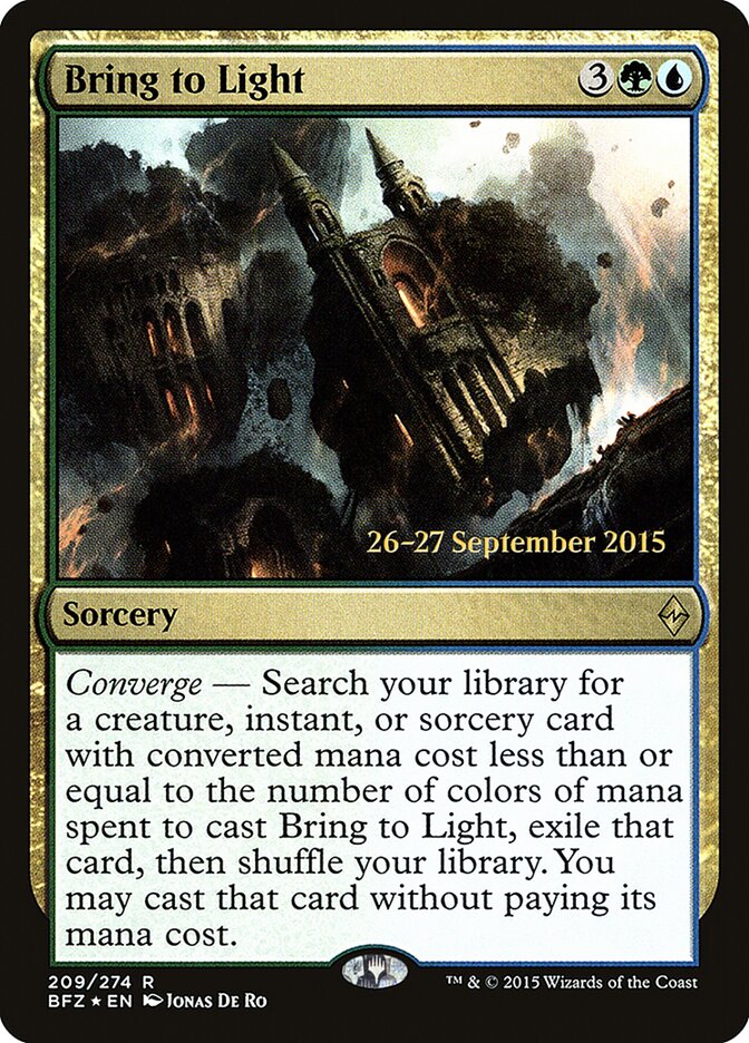 Trazer à Luz / Bring to Light - Magic: The Gathering - MoxLand