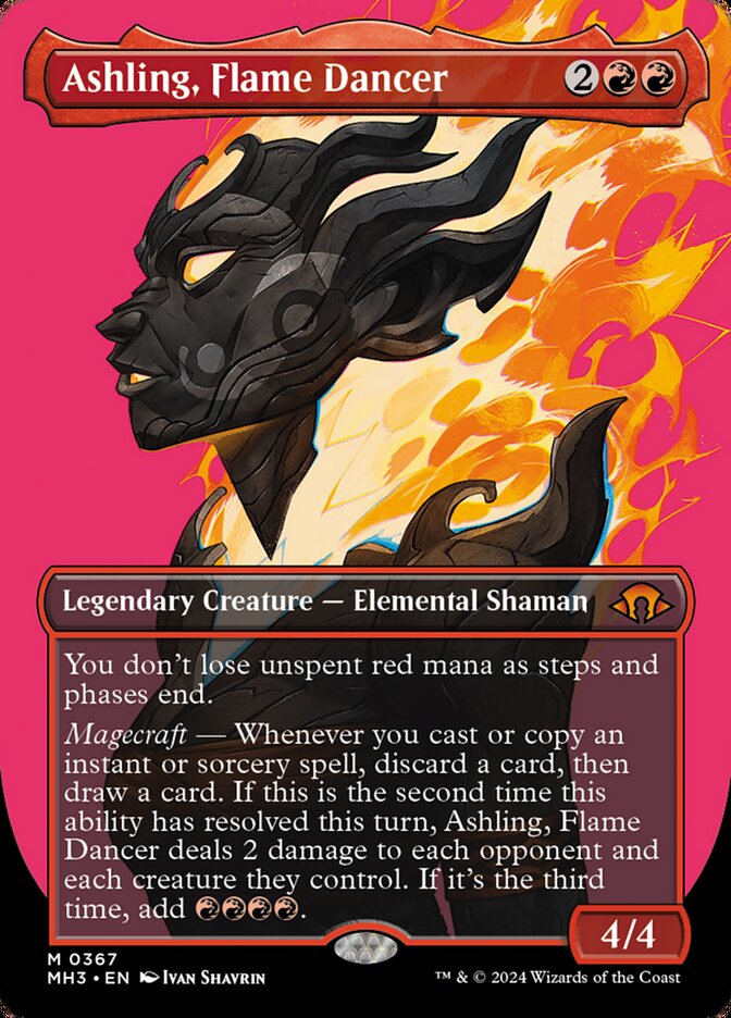Cinereia, Dançarina das Chamas / Ashling, Flame Dancer - Magic: The Gathering - MoxLand