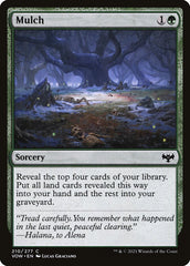Palha / Mulch - Magic: The Gathering - MoxLand