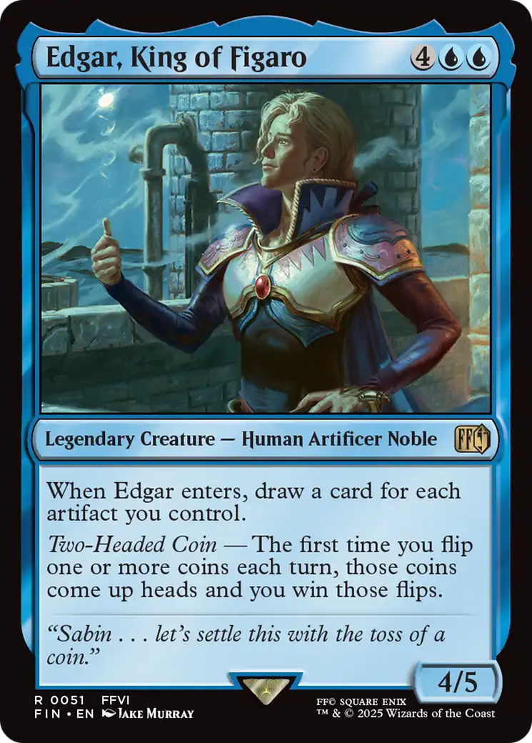 Edgar, Rei de Figaro / Edgar, King of Figaro - Magic: The Gathering - MoxLand