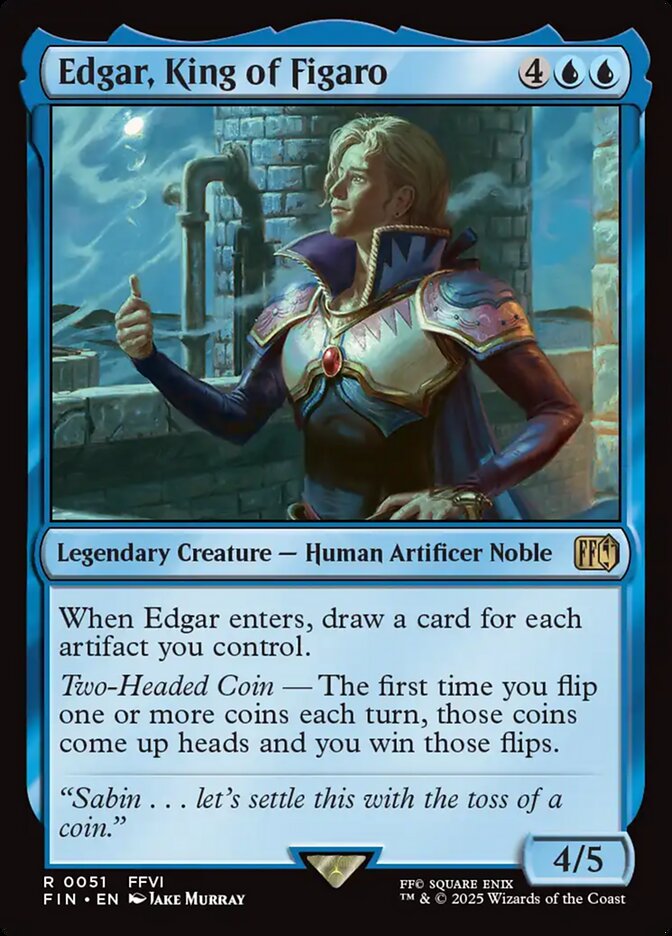 Edgar, Rei de Figaro / Edgar, King of Figaro - Magic: The Gathering - MoxLand