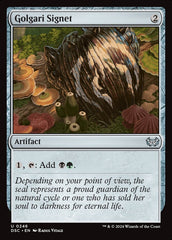 Sinete Golgari / Golgari Signet - Magic: The Gathering - MoxLand