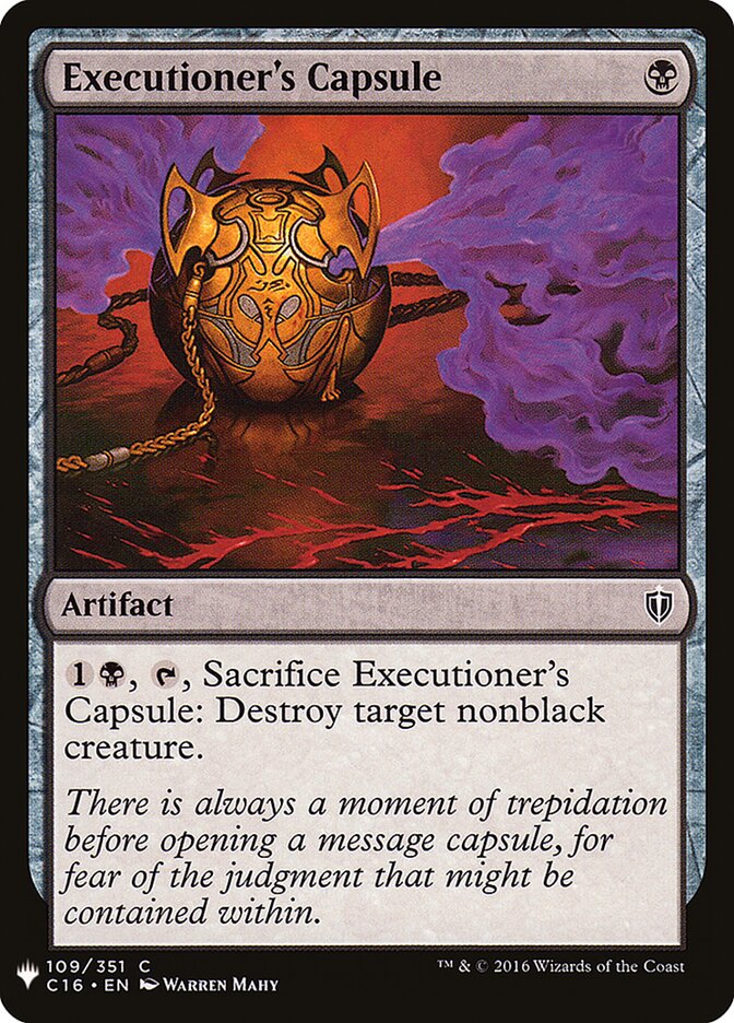 Cápsula do Executor / Executioner's Capsule - Magic: The Gathering - MoxLand
