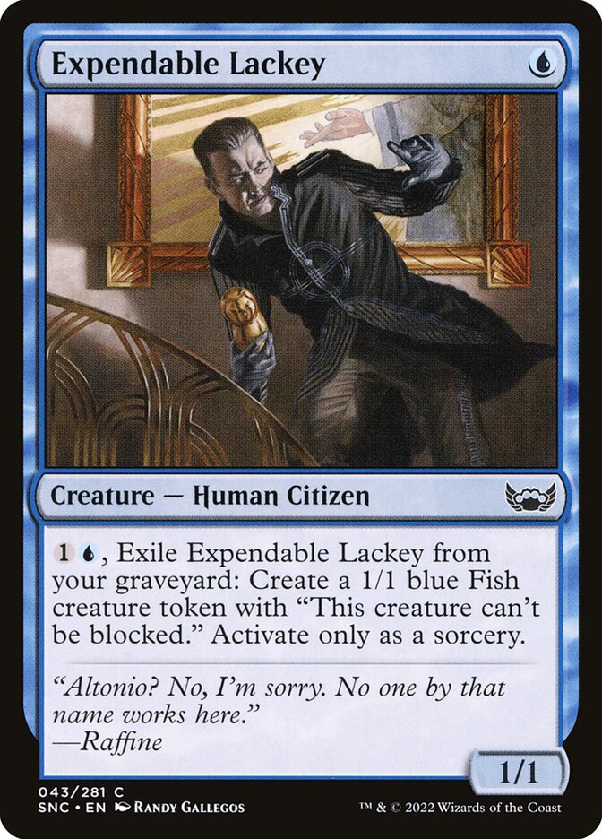 Lacaio Descartável / Expendable Lackey - Magic: The Gathering - MoxLand
