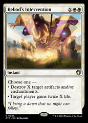 Intervenção de Heliode / Heliod's Intervention - Magic: The Gathering - MoxLand