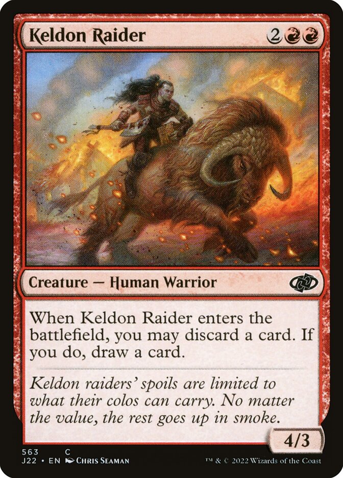 Saqueadora Keldoniana / Keldon Raider - Magic: The Gathering - MoxLand