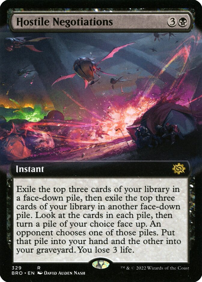 Negociações Hostis / Hostile Negotiations - Magic: The Gathering - MoxLand