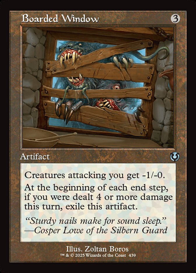 Janela Barrada / Boarded Window - Magic: The Gathering - MoxLand