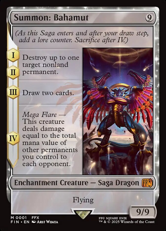 Invocação: Bahamut / Summon: Bahamut - Magic: The Gathering - MoxLand