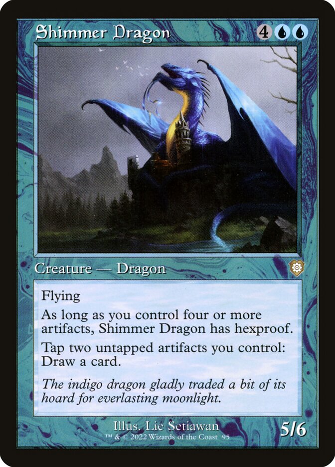Dragão Cintilante / Shimmer Dragon - Magic: The Gathering - MoxLand