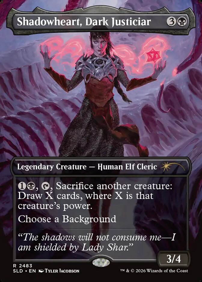 Sombralma, Justiciar Sombria / Shadowheart, Dark Justiciar - Magic: The Gathering - MoxLand