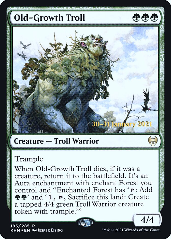 Trol Vetusto / Old-Growth Troll - Magic: The Gathering - MoxLand